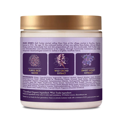 Shea Moisture Hair Mask Strength + Color Care Purple Rice Water 227g