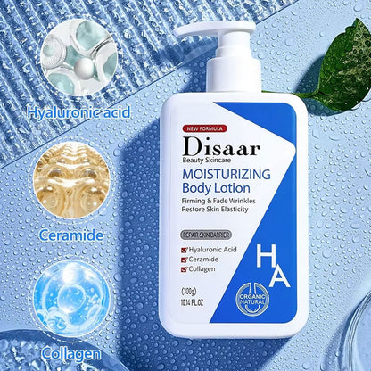 Disaar Moisturizing Hyaluronic Acid, Collagen & Ceramide Body Lotion 300g