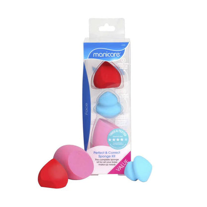 Manicare Perfect & Correct Sponge Kit Face 3pk