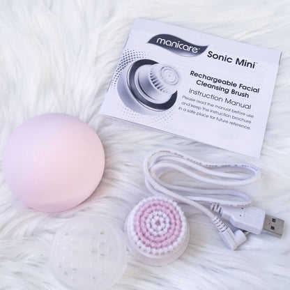 Manicare Sonic Mini Rechargeable Facial Cleansing Brush