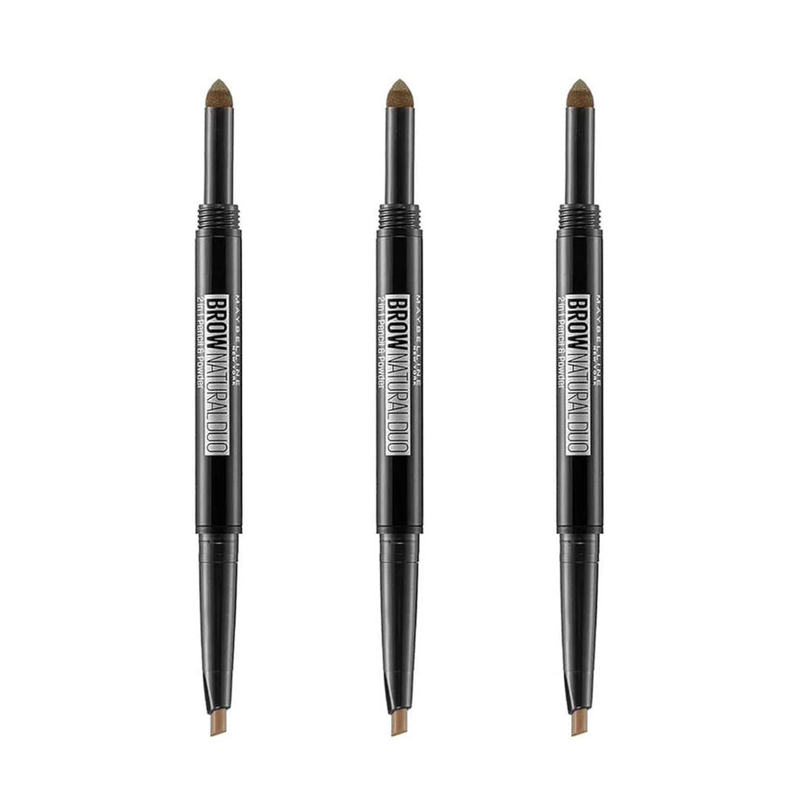 3x Maybelline Brow Natural Duo Light Brown