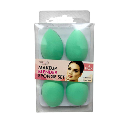 Swosh Make up Blender Sponges 4pk Green