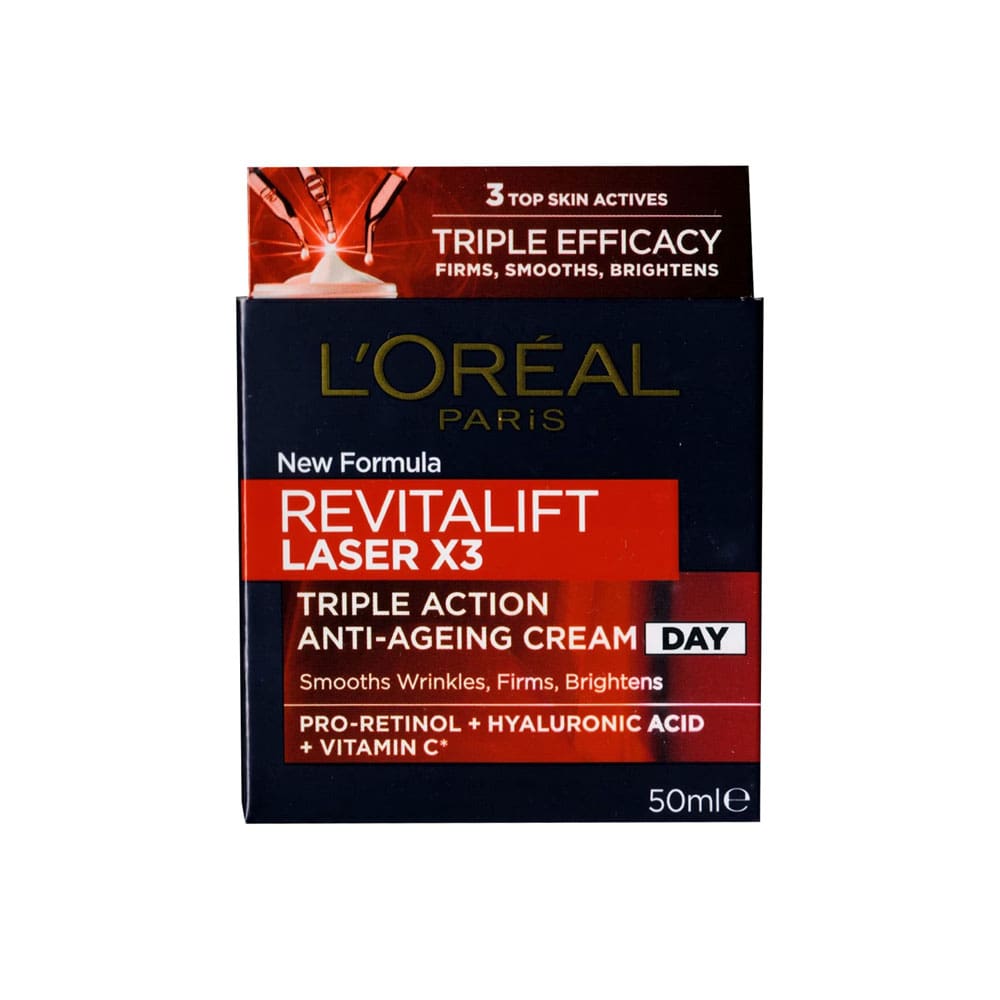 L'Oreal Revitalift Laser X3 Triple Action Anti Ageing Cream Day 50ml