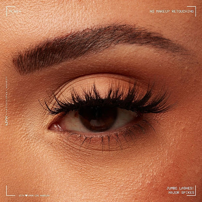 NYX Jumbo Lash Vegan False Lashes Reusable + Case Major Spikes