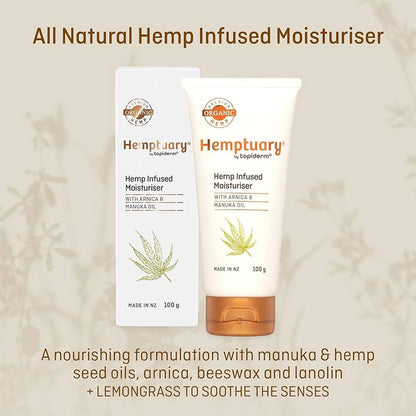 Hemptuary Hemp Infused Moisturiser 100g - Short Dated Clearance