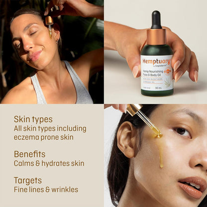 Hemptuary Hemp Nourishing Face & Body Oil 30ml