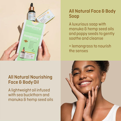 Hemptuary 2pc Gift Pack (Oil & Soap) - Short Dated Clearance
