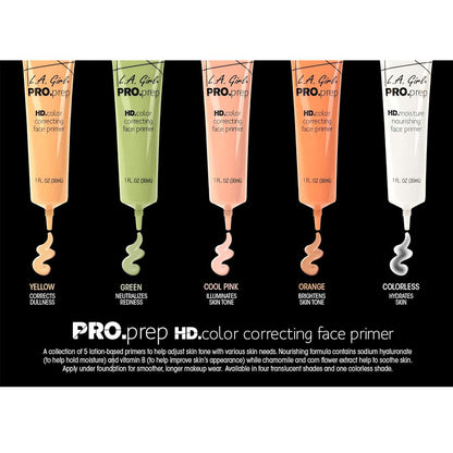 LA Girl Pro Prep HD Moisture Nourishing Face Primer Colorless 30ml