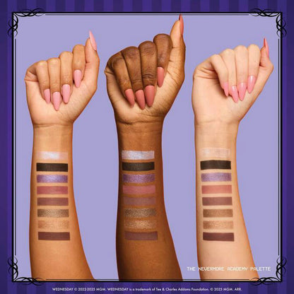NYX Wednesday Welcome To Nevermore Academy Shadow Palette 01