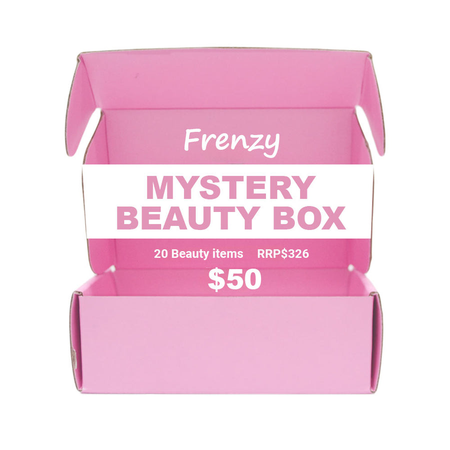 Frenzy Mystery Box – 20 beauty items + bonus prize