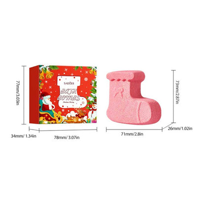 Sadoer Christmas Stocking Bath Bombs