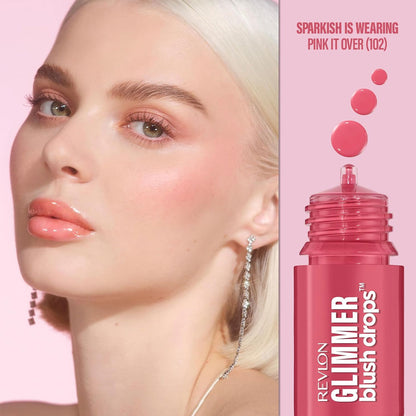 Revlon Glimmer Blush Drops 102 Pink It Over 9.4ml