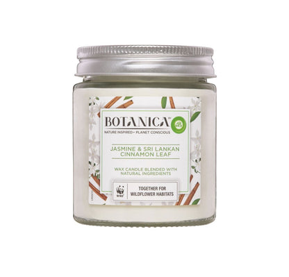 Air Wick Candle Botanica Jasmine & Sri Lankan Cinnamon Leaf
