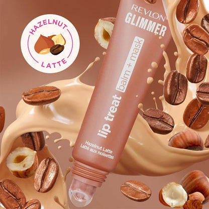 Revlon Glimmer Lip Treat Balm + Mask Hazelnut Latte 12ml