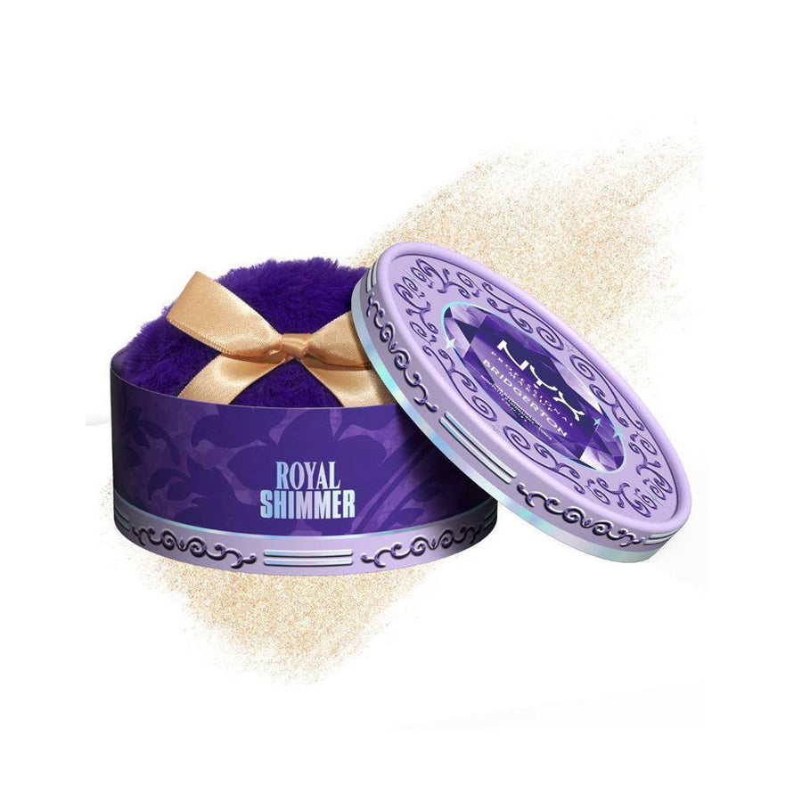 NYX Bridgerton Skin Illuminating Puff Royal Shimmer 01 Gilded In Gold 8g