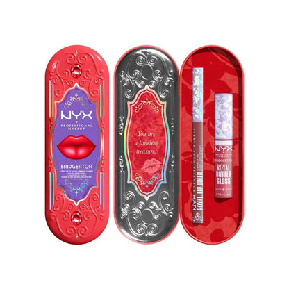 NYX Bridgerton 2pc Lip Kit 01 Peony Passion Cupid's Secret