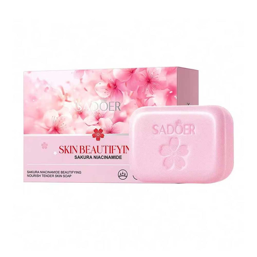 Sadoer Sakura Niacinamide Nourish Tender Skin Soap