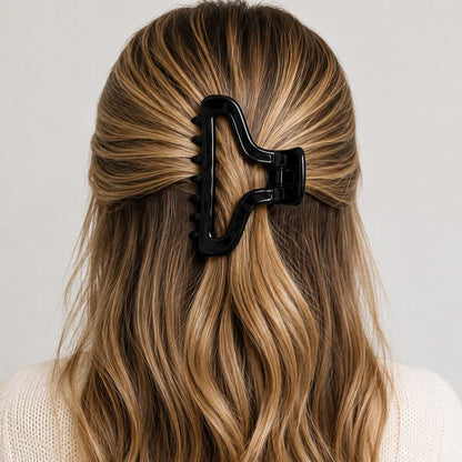 Swosh Hair Clip Mermaid Tail Claw 9.5cm Black