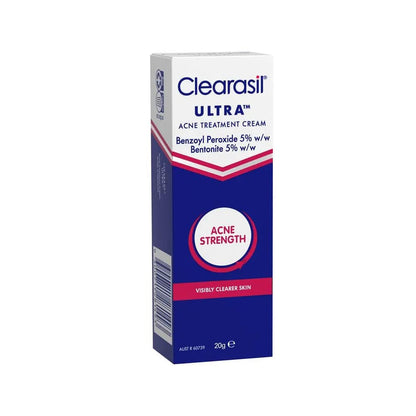 Clearasil Ultra Acne Treatment Cream Visibly Clearer Skin 20g