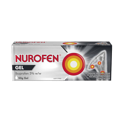 Nurofen Targeted Temporary Relief Pain & Inflammation Relief Gel 50g - Short dated clearance