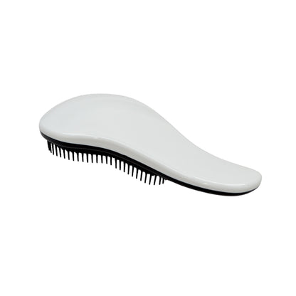 Swosh Curved Detangling Hair Brush 18.5cm White