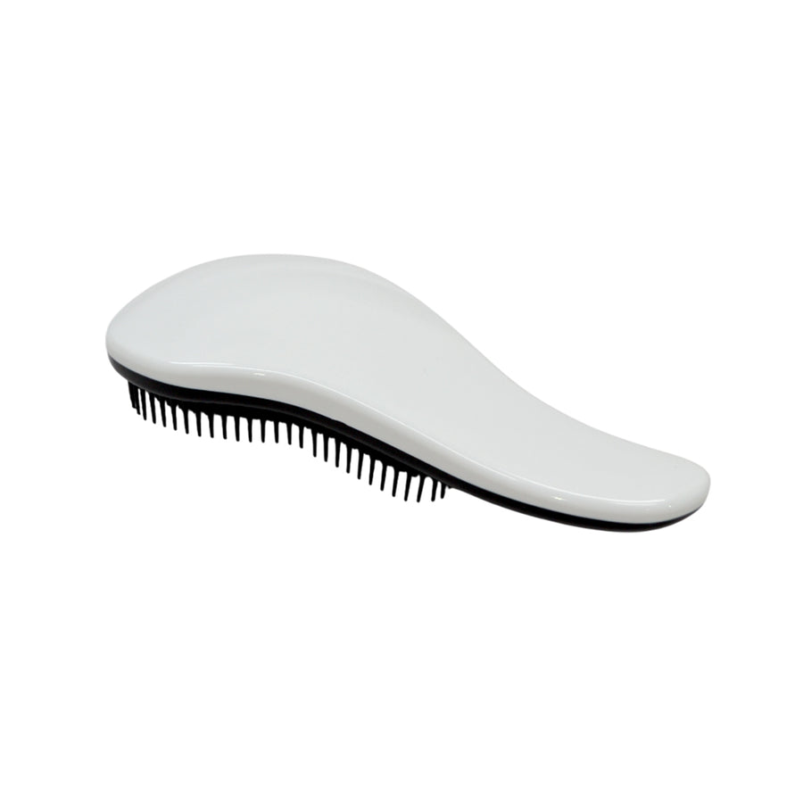Swosh Curved Detangling Hair Brush 18.5cm White