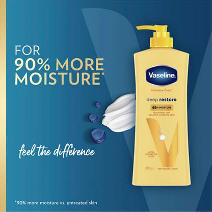 Vaseline Intensive Care Deep Restore Non Greasy Lotion 400ml
