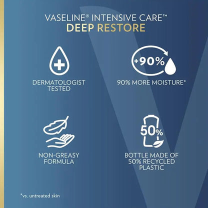 Vaseline Intensive Care Deep Restore Non Greasy Lotion 400ml
