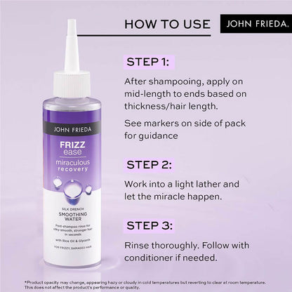 John Frieda Smoothing Water Frizz Ease Miraculous Recovery 200ml