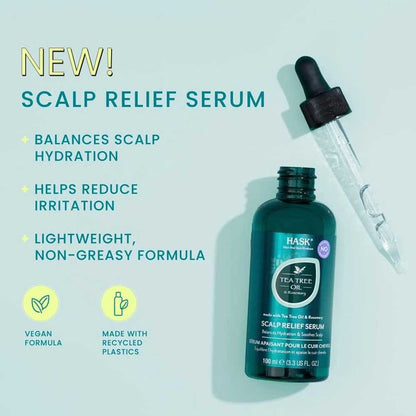Hask Scalp Relief Serum Tea Tree Oil & Rosemary 100ml