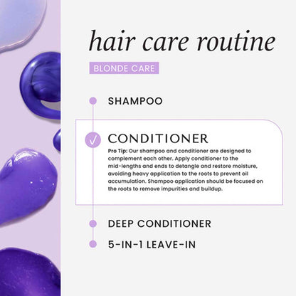Hask Conditioner Blonde Care Purple Toning 355ml