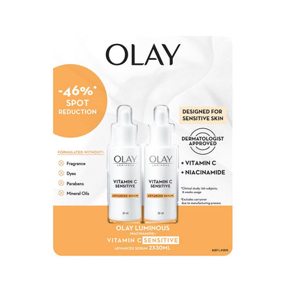 Olay Luminous Vitamin C Sensitive Advanced Serum 2x 30ml