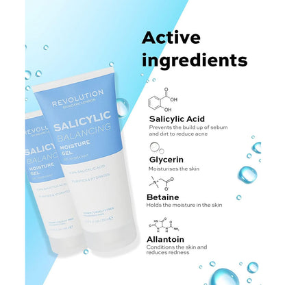 Revolution Salicylic Balancing Moisture Gel 200ml