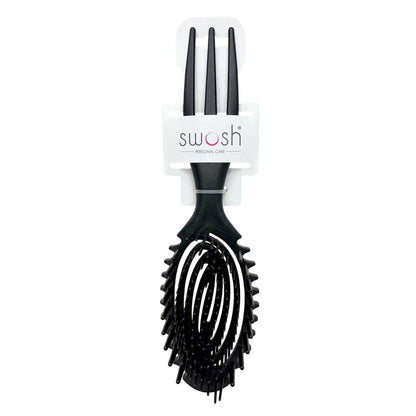Swosh Brush Mega Tamer Detangling Oval Black