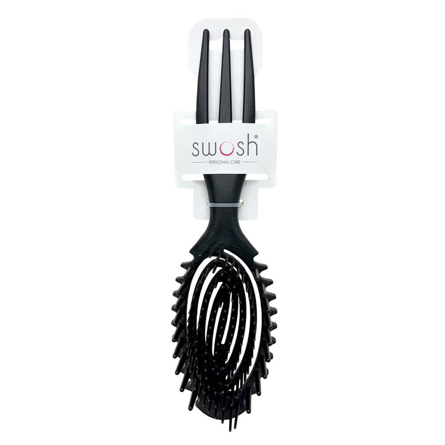 Swosh Brush Mega Tamer Detangling Oval Black