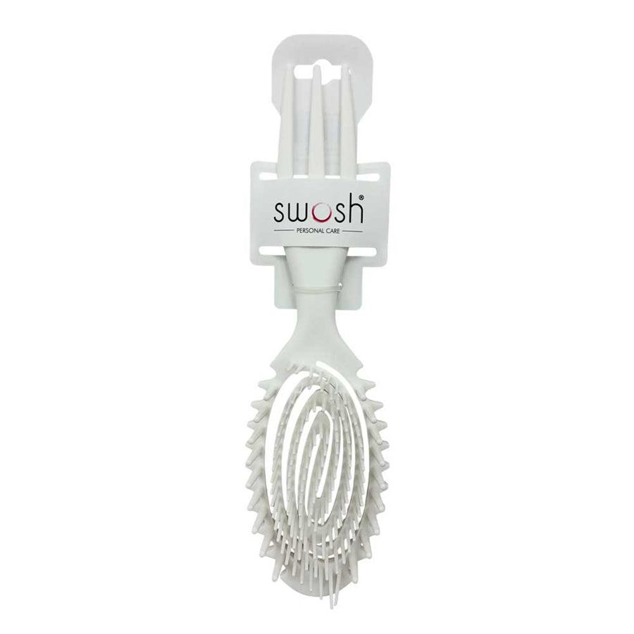 Swosh Brush Mega Tamer Detangling Oval White