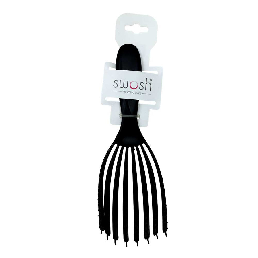 Swosh Brush Soft Flow Detangling Brush Black