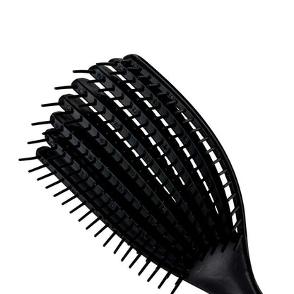 Swosh Brush Soft Flow Detangling Brush Black
