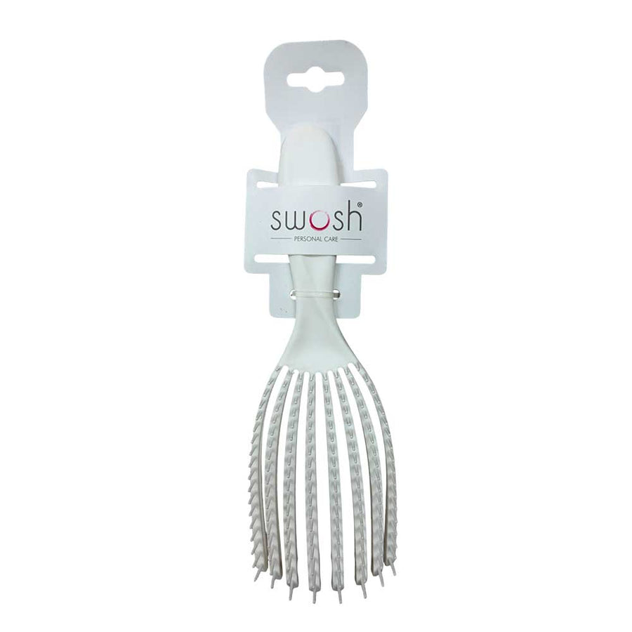 Swosh Brush Soft Flow Detangling Brush White