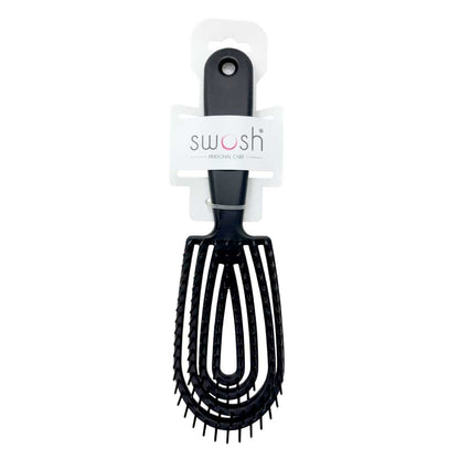 Swosh Brush Medium Tamer Detangling Paddle Black