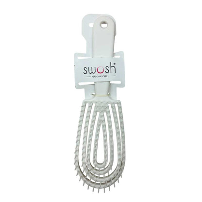 Swosh Brush Medium Tamer Detangling Paddle White