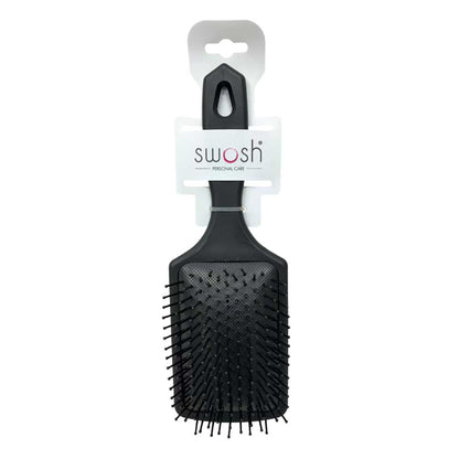 Swosh Hair Brush Detangling Paddle Black