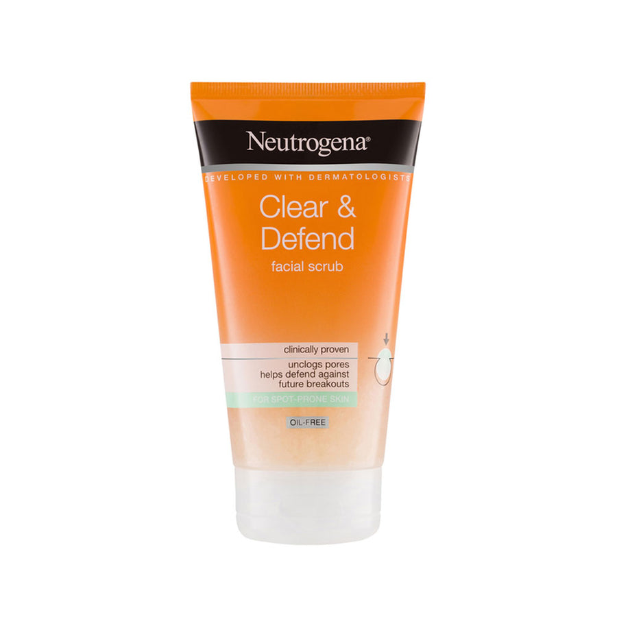 Neutrogena Facial Scrub Clear & Defend For Spot Prone Skin 150ml