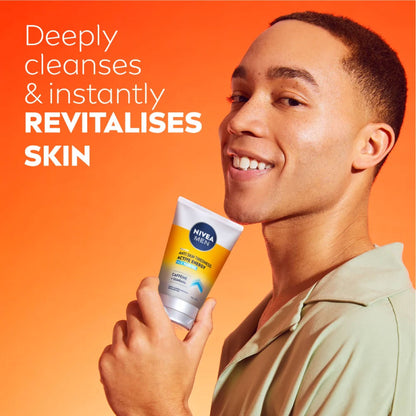 Nivea Men Active Energy Face Wash Gel Caffeine + Guarana 100ml