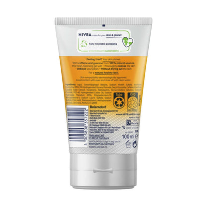 Nivea Men Active Energy Face Wash Gel Caffeine + Guarana 100ml
