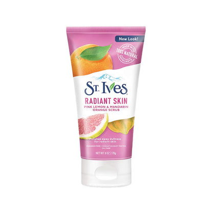 St Ives Radiant Skin Scrub Pink Lemon & Mandarin 170g