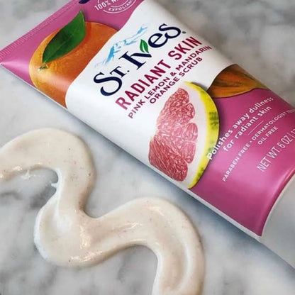 St Ives Radiant Skin Scrub Pink Lemon & Mandarin 170g
