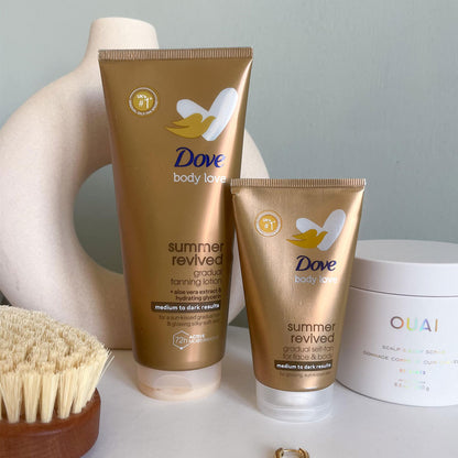 Dove Body Love Gradual Self Tan For Face & Body Summer Revived Light To Medium Results 75ml