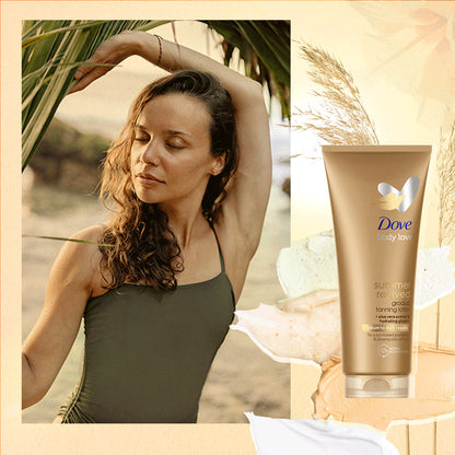 Dove Body Love Gradual Self Tan For Face & Body Summer Revived Light To Medium Results 75ml