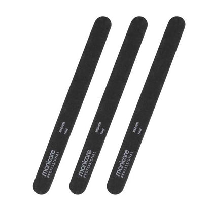 Manicare Emery Boards 100mm Dual Grade Fine Extra Fine 3pk